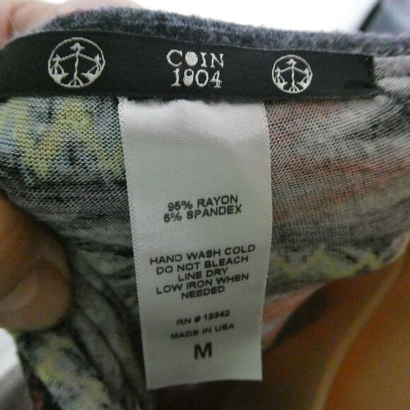 Coin 1804 Maxi Skirt Boho Festival Western Southwestern Print Side Slits Medium - Picture 7 of 8